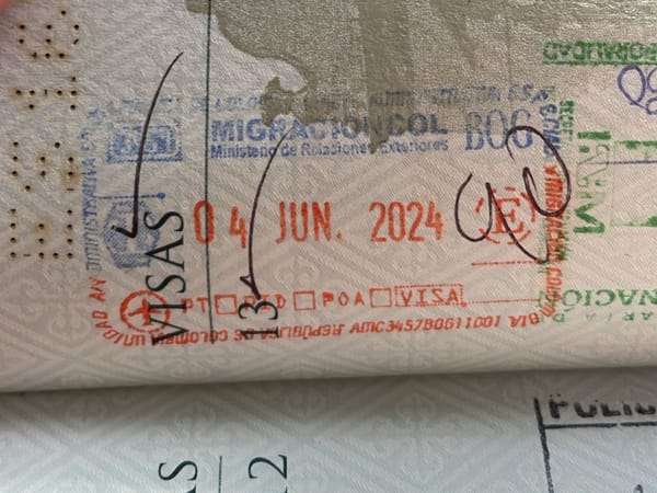 Colombian Tourist Permit